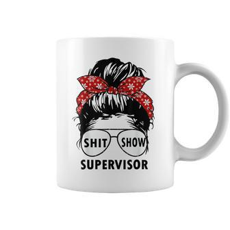 Supervisor Shitshow For Teacher Women Boss Coffee Mug | Crazezy
