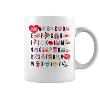 Valentine Alphabet Pre-K Kindergarten Teacher Student Coffee Mug - Thegiftio UK