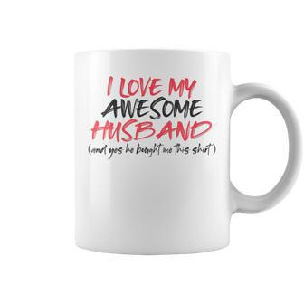 Valentine's Day For Wife I Love My Husband Coffee Mug - Seseable