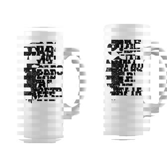 Vintage Dads With Beards Are Better Happy Father's Day Coffee Mug - Thegiftio