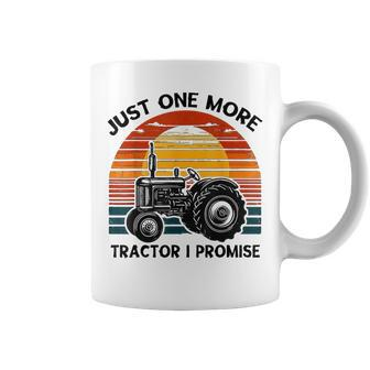 Vintage Just One More Tractor I Promise Coffee Mug - Monsterry