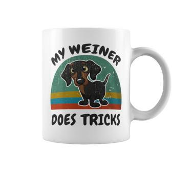 My Weiner-Dog Does Tricks Dachshund Coffee Mug - Monsterry CA