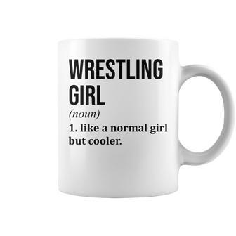 Wrestling For Girl Wrestler Wrestle Coach Coffee Mug - Thegiftio UK