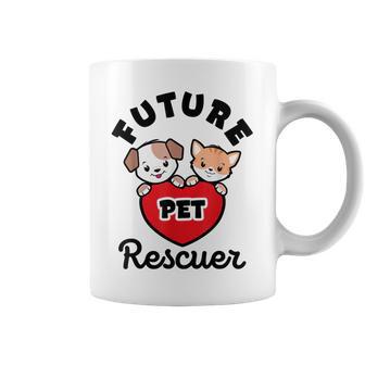 Future Pet Rescuer Veterinarian Dog Cat Baby Animal Rescue Coffee Mug - Monsterry DE