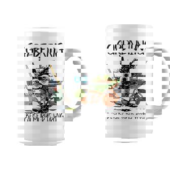 Gardening Because Murder Is Wrong Cat Gardener Lovers Coffee Mug - Thegiftio