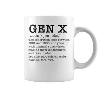 Gen X Dictionary Generation Xer We Don't Care Meme Coffee Mug - Seseable