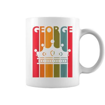 George Idea For Boys First Name Vintage George Coffee Mug - Monsterry CA