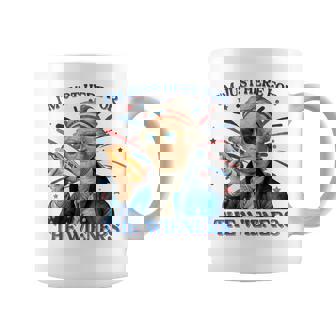 George Washington Hot Dog Just Here For The Wieners Coffee Mug | Mazezy