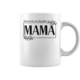 Gesegnet Geliebt Dankbar Mama Mama Mama Muttertag Raglan Tassen - Geschenkecke