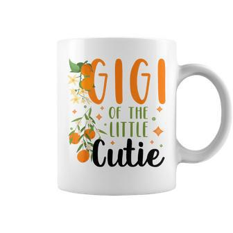 Gigi Little Cutie Baby Shower Orange 1St Birthday Party Coffee Mug - Monsterry