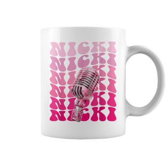 Girl Retro Personalized Name Nicki I Love Nicki Vintage 80S Coffee Mug - Monsterry AU