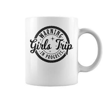 Girls Trip 2023 Warning Vacation Outfit Matching Group Coffee Mug - Monsterry CA