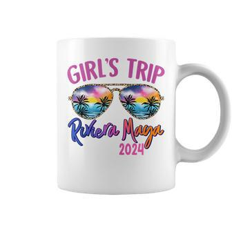 Girls Trip Riviera Maya Mexico 2024 Sunglasses Summer Squad Coffee Mug - Seseable