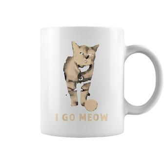 I Go Meow Cute Singing Cat Meme I Go Meow Cat Coffee Mug - Monsterry DE