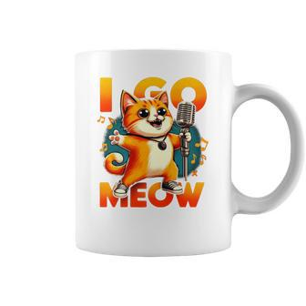 I Go Meow Singing Cat Meme Cat Lovers Cat Owner Outfit Coffee Mug - Monsterry UK