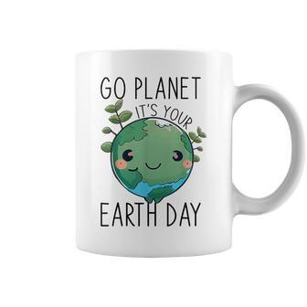 Go Planet It's Your Earth Day 2024 54Th Anniversary Planet Coffee Mug - Monsterry DE