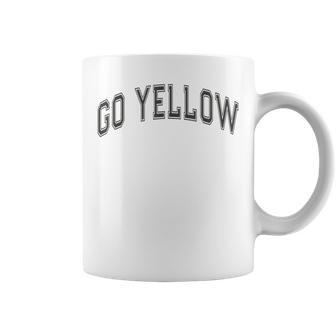 Go Yellow Team Summer Camp Competition Color Event War Game Coffee Mug - Monsterry UK