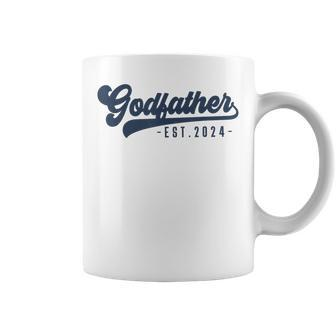 Godfather Est 2024 Godfather To Be New God Dad Coffee Mug - Monsterry CA
