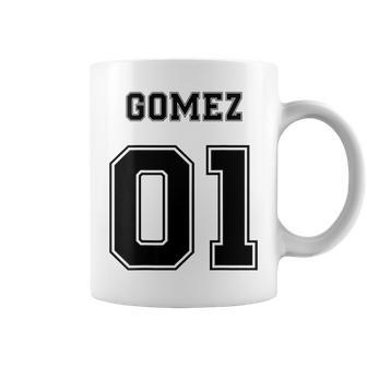 Gomez 01 Back Print Sports Jersey Style Family Name Fun Coffee Mug - Seseable