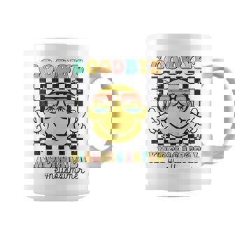 Goodbye Kindergarten Hello Summer Last Day Of School Student Coffee Mug - Seseable