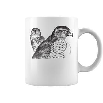 Goshawk Birds Of Prey Hawk Air Raptors Vintage Graphic Coffee Mug - Monsterry DE
