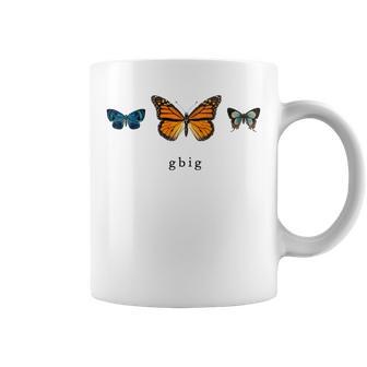 Grand Big G-Big Pledge Rush Sorority Vintage Butterflies Coffee Mug - Monsterry AU