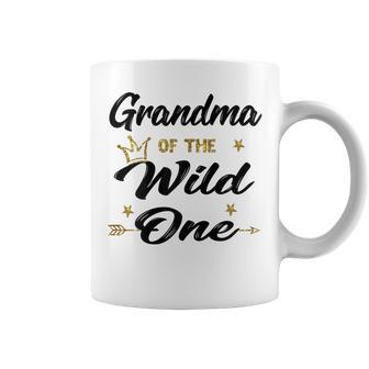 Grandma Of The Wild One Cute 1St Birthday First Thing Coffee Mug - Monsterry UK