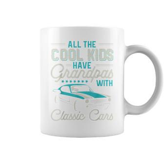 Grandpas With Classic Cars Vintage Car Enthusiast Coffee Mug - Monsterry AU