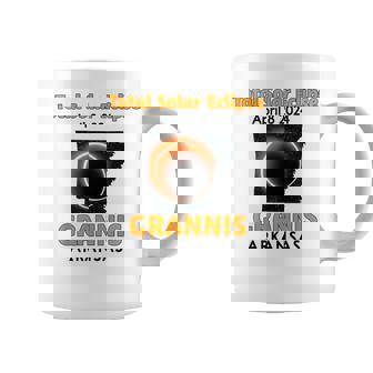 Grannis Arkansas Total Solar Eclipse 2024 Coffee Mug - Thegiftio