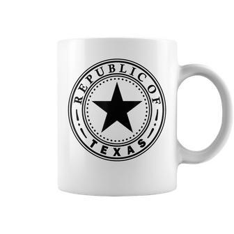 Great Seal Of The Republic Of Texas Lone Star State Coffee Mug - Monsterry DE