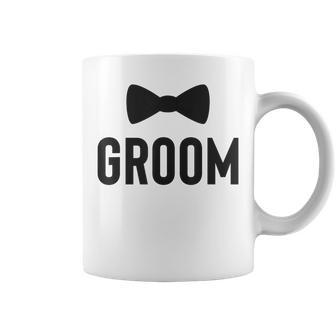 Groom Bachelor Party Groom Bow Tie Coffee Mug | Crazezy DE