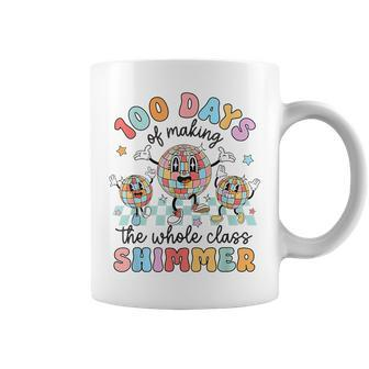 Groovy 100 Days Of Making Whole Class Shimmer Disco Ball Coffee Mug - Monsterry DE