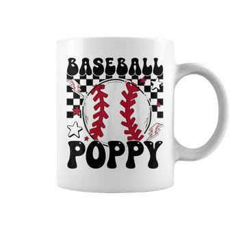 Groovy Baseball Poppy Ball Poppy Pride Coffee Mug - Monsterry AU