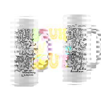 Groovy Bruh We Out Lunch Ladies Last Day Of School Coffee Mug - Seseable