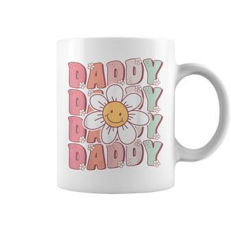 Groovy Daddy Matching Family Birthday Party Daisy Flower Coffee Mug - Seseable
