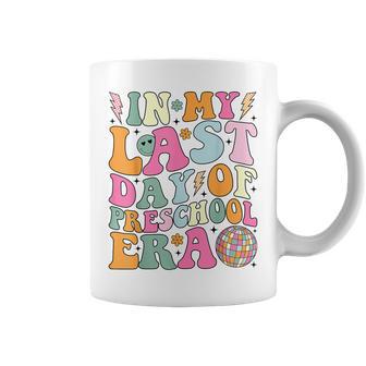 Groovy In My Last Day Of Preschool Era Last Day Of School Coffee Mug - Monsterry UK