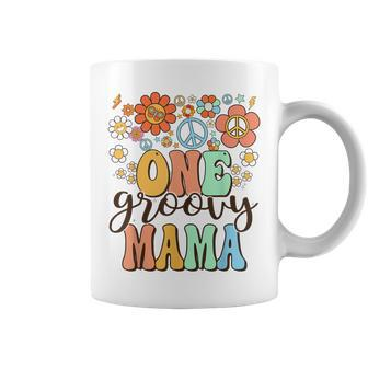 Groovy Mama Retro Mom Birthday Matching Family Party Coffee Mug - Seseable