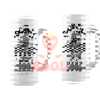 Groovy So Berry Cool Fruit Lover Strawberry Season For Boy Coffee Mug | Mazezy