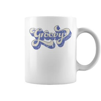 Groovy Vintage Retro Style 60S Coffee Mug - Monsterry AU