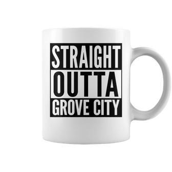 Grove City Straight Outta College University Alumni Coffee Mug | Crazezy UK