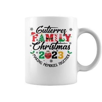 Gutierrez Family Name Christmas Matching Surname Xmas Coffee Mug - Seseable