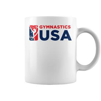 Gymnastics Usa Support The Team Usa Flag Coffee Mug - Monsterry DE