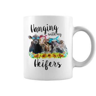 Hanging With My Heifers Badana Cows Southern Girls Coffee Mug | Crazezy