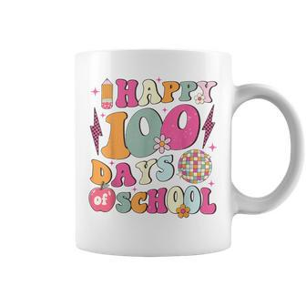 Happy 100 Days Of School Retro Disco 100Th Day Of School Coffee Mug | Mazezy