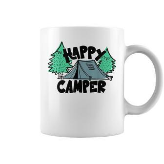 Happy Camper Matching Camping Lover Men Women Coffee Mug | Crazezy UK