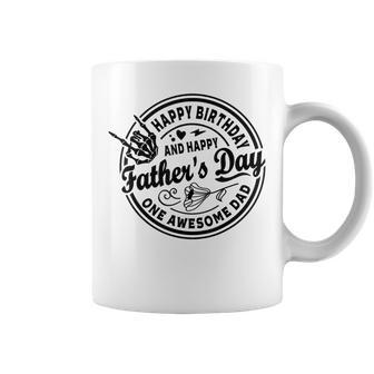 Happy Father's Day Dad Quotes Birthday Party Skeleton Coffee Mug - Monsterry