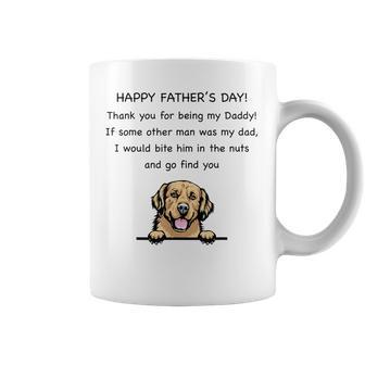 Happy Father's Day Thank You For Being My Daddy Dog Lovers Coffee Mug - Monsterry AU
