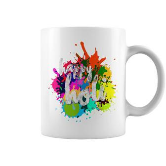 Happy Holi Indian Hindu Spring Festival Of Colors Coffee Mug | Crazezy CA