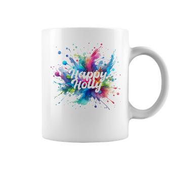 Happy Holly Para Es Hombres Y Niños Color Indio Regalo Hindú Taza de café - Regaloses