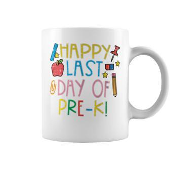 Happy Last Day Of Pre-K Last Day Boys Girls Teacher Coffee Mug - Monsterry